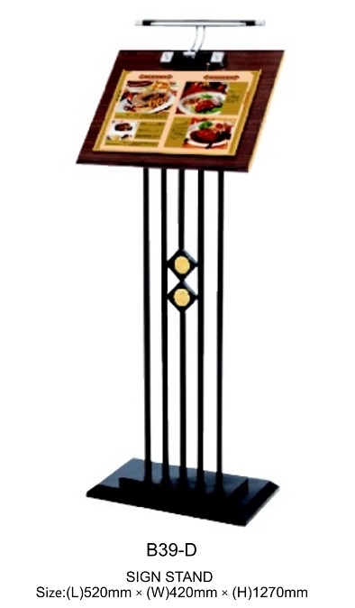 Giá để menu nhà hàng tphcm B39-D