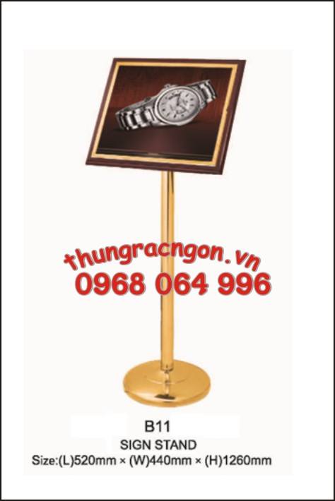 Bảng menu B11 - vàng
