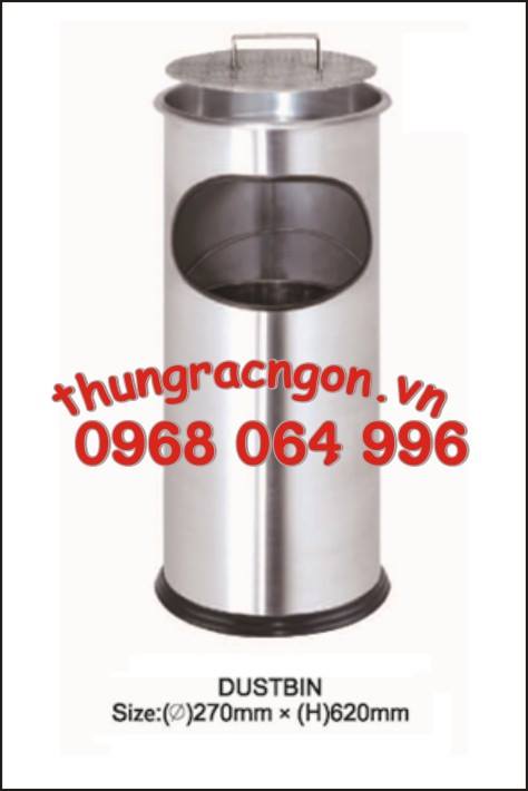 Thùng rác inox A8-A