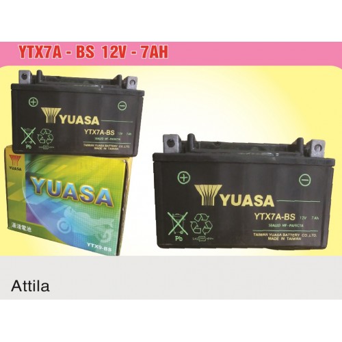 BÌNH ẮC QUY YUASA YTX7A- BS