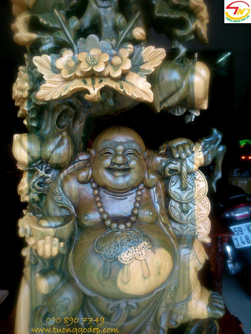 Phat Di Lac gỗ đổi màu