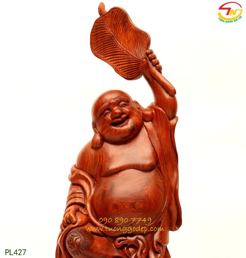 Phật Di Lặc Cầm Quạt Ba Tiêu