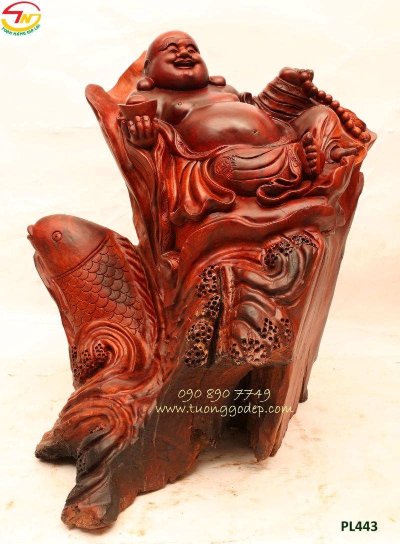 Phật Di lặc cưỡi cá chép