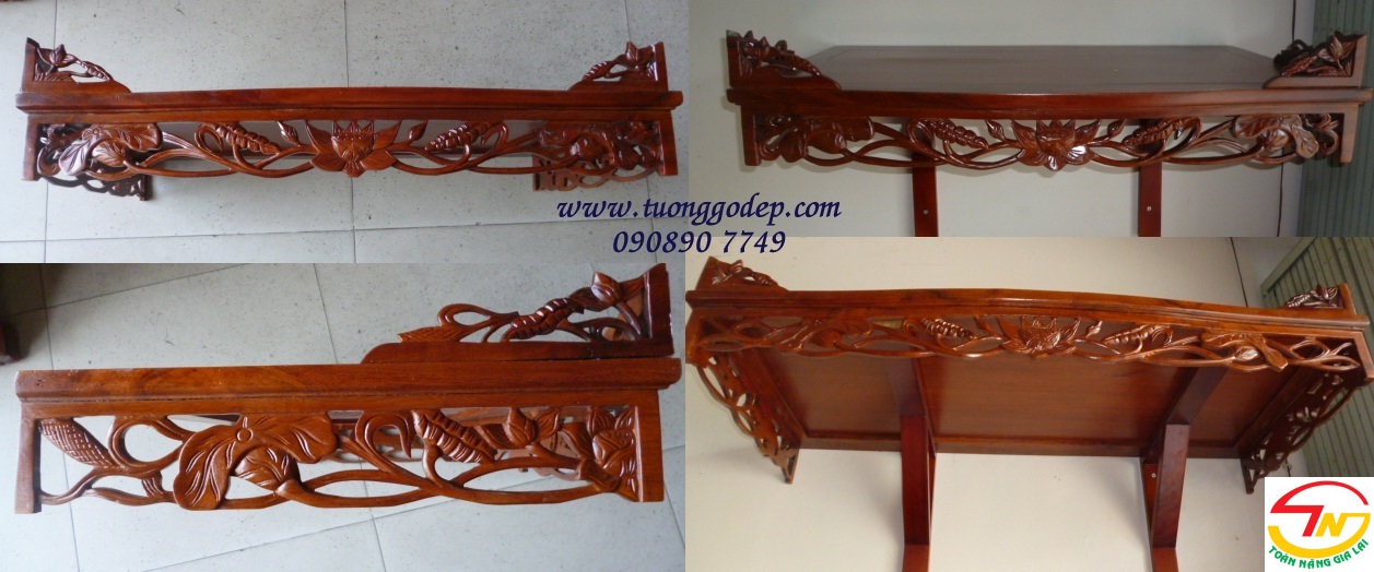 trang thờ Phật treo tường