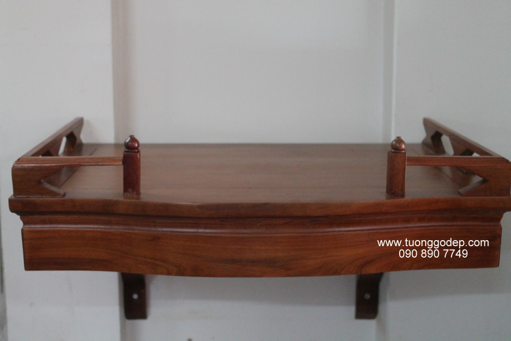 Bàn thờ Phật và Gia tiên treo tường