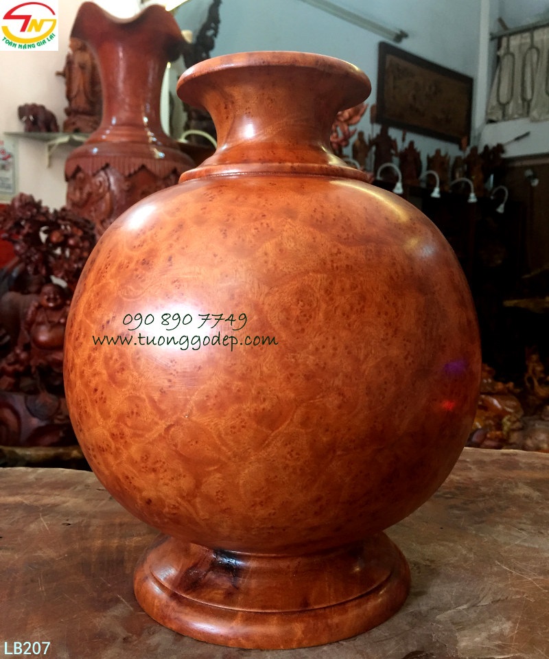 bình gỗ nu xá xị