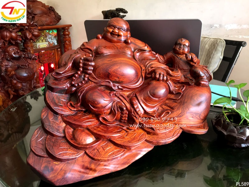 phật di lặc gỗ quý