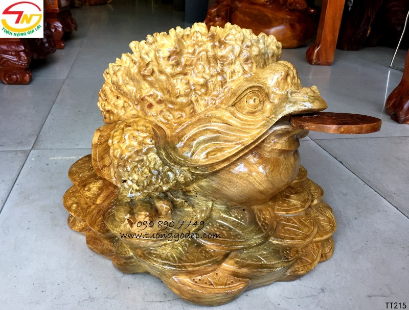 Thiềm thừ bằng gỗ