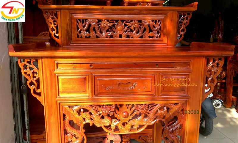 Bàn thờ Phật và Gia tiên -