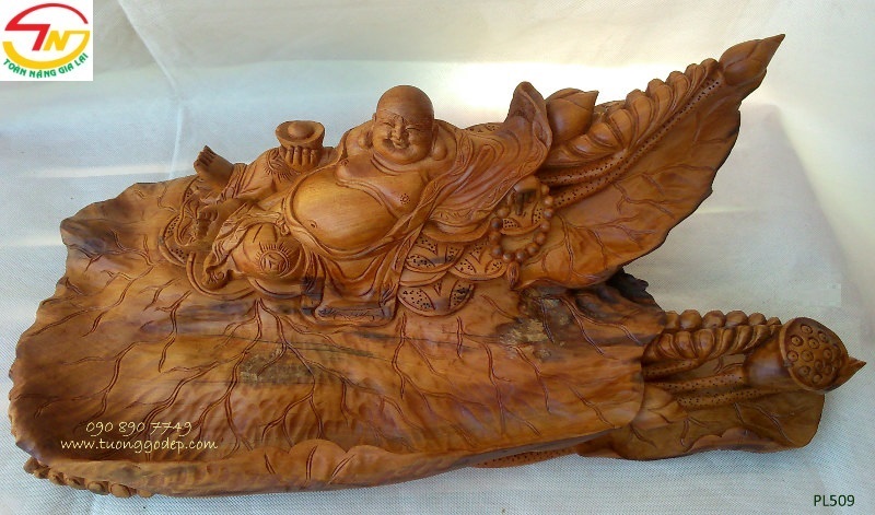 Tượng Phật Di Lặc gỗ ngọc am