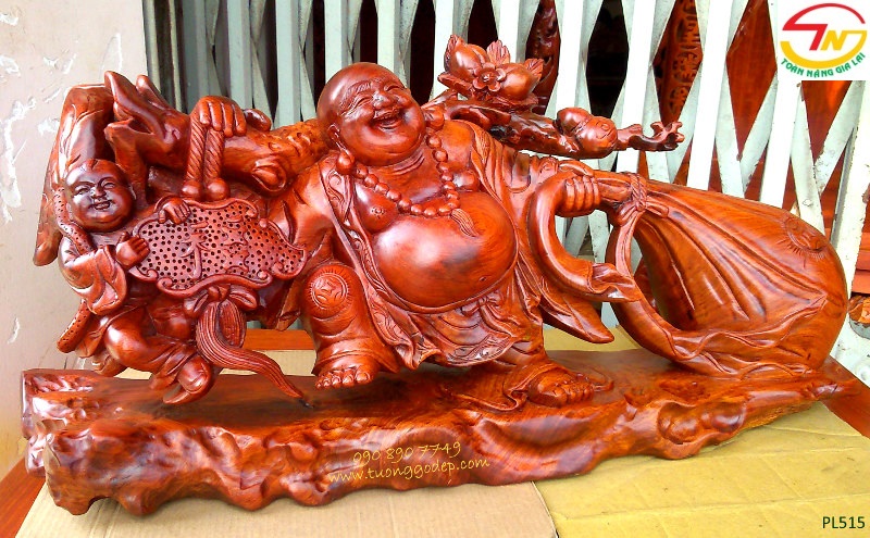 Phật Di Lặc kéo bao tiền