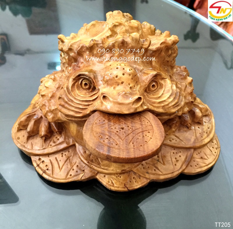 Thiềm thừ bằng gỗ