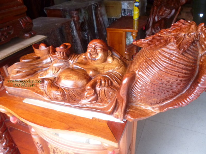 Phật di lặc ngồi củ sâm