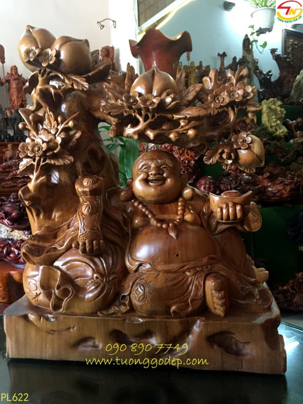 Tượng Phật Di Lặc gỗ ngọc am