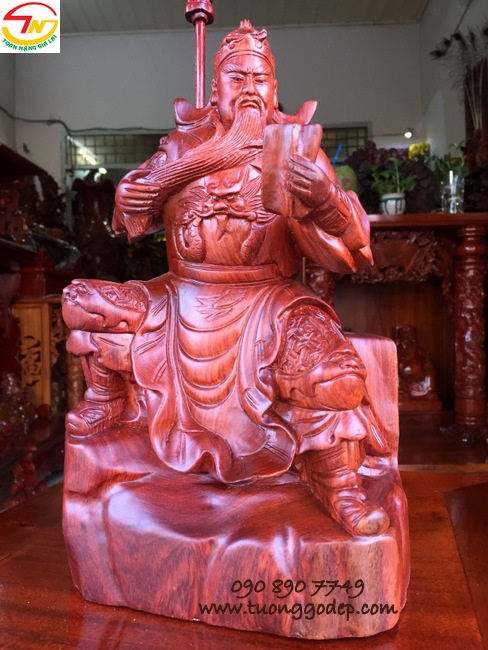 tượng gỗ quan công