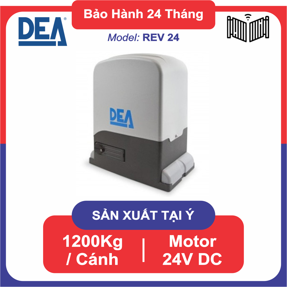 Cổng tự động trượt ngang DEA REV 24