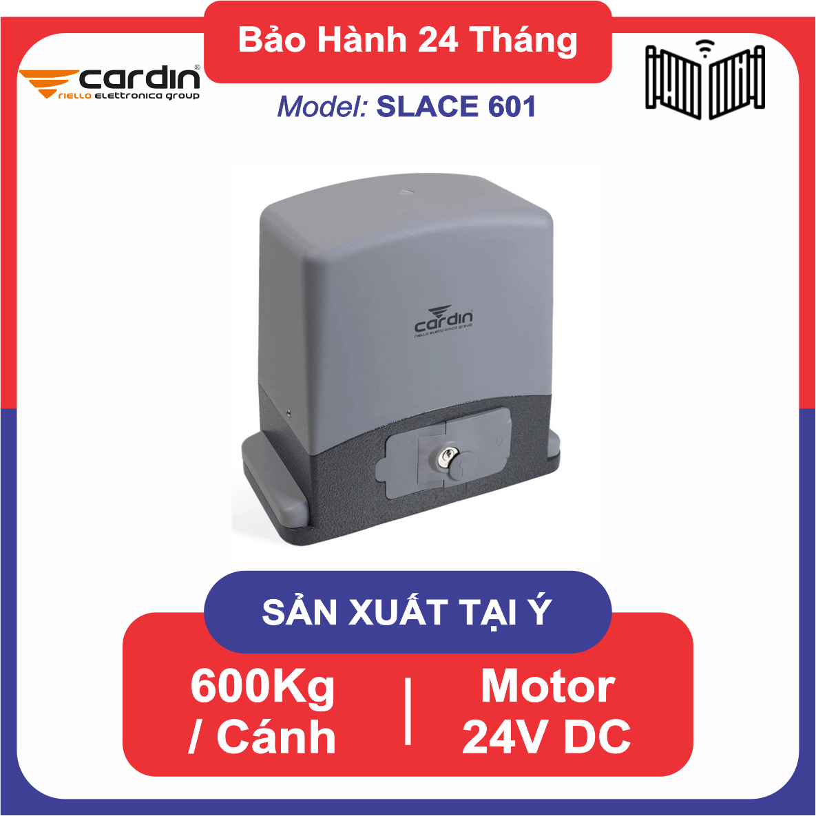 Cổng tự động trượt ngang CARDIN SLACE 601