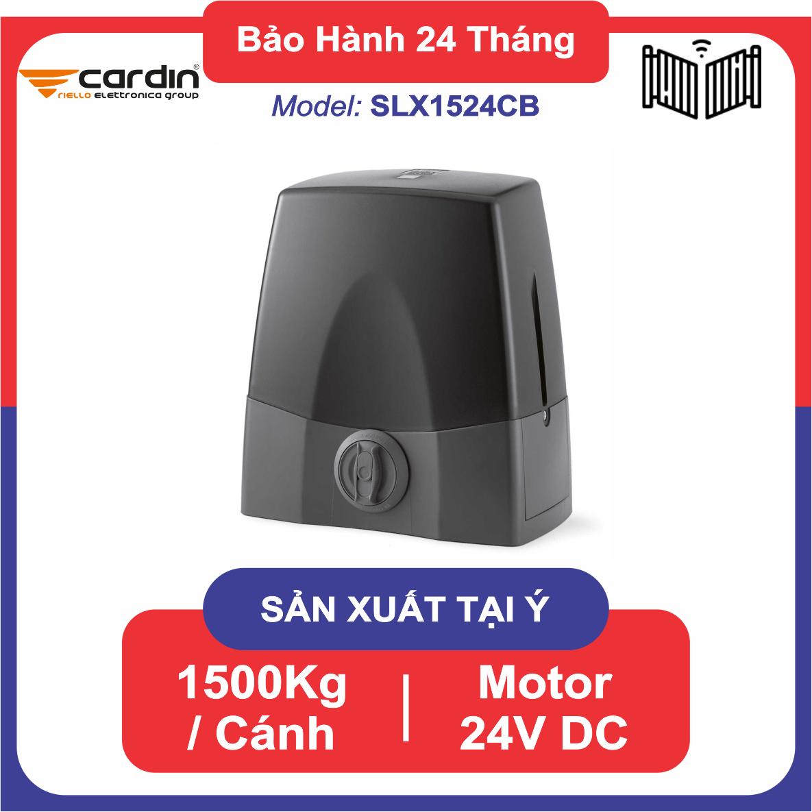 Cổng tự động trượt ngang CARDIN SLX1524CB