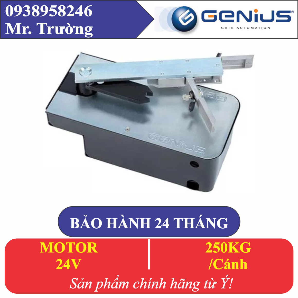 Cổng Tự Động Âm Sàn GENIUS Diablo