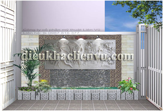 Phù điêu ốp tường Phù điêu ốp tường