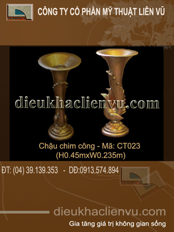 đôn, chậu chim công