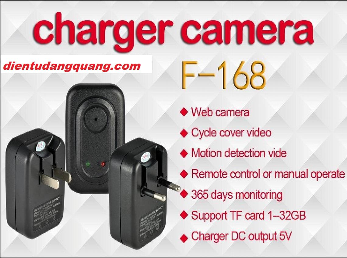 Thiết bị nghe nhìn: camera siêu nhỏ ngụy trang cúc áo, mắt kính camera.. Camera-sac-dien-thoai-f168-kich-thuoc-sieu-nho