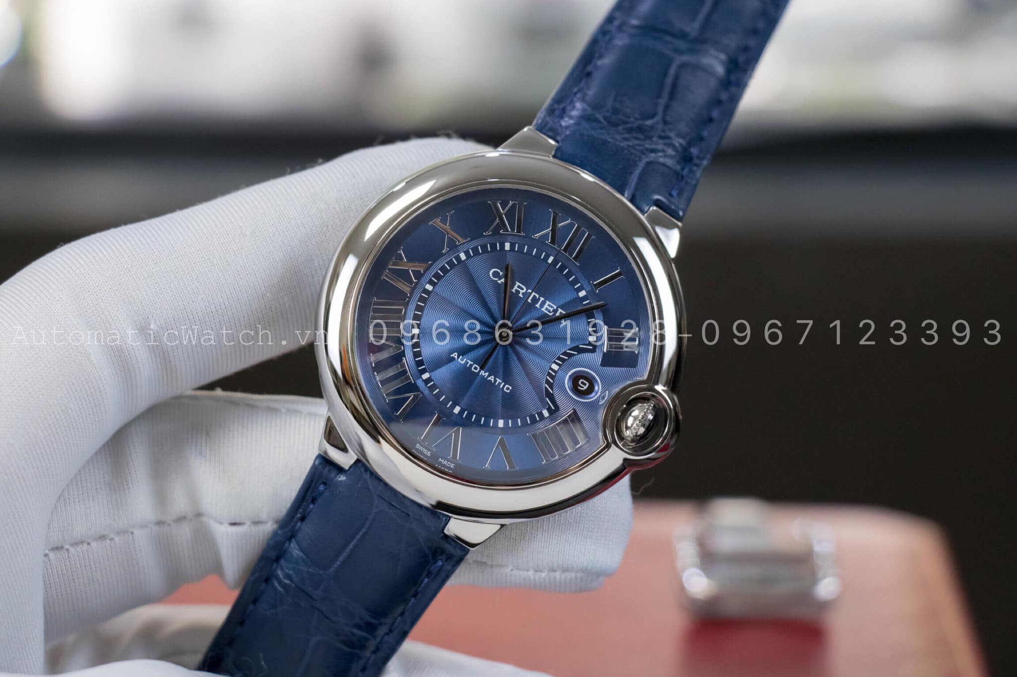 Đồng Hồ Cartier Replica Ballon Bleu de Cartier Automatic 42mm