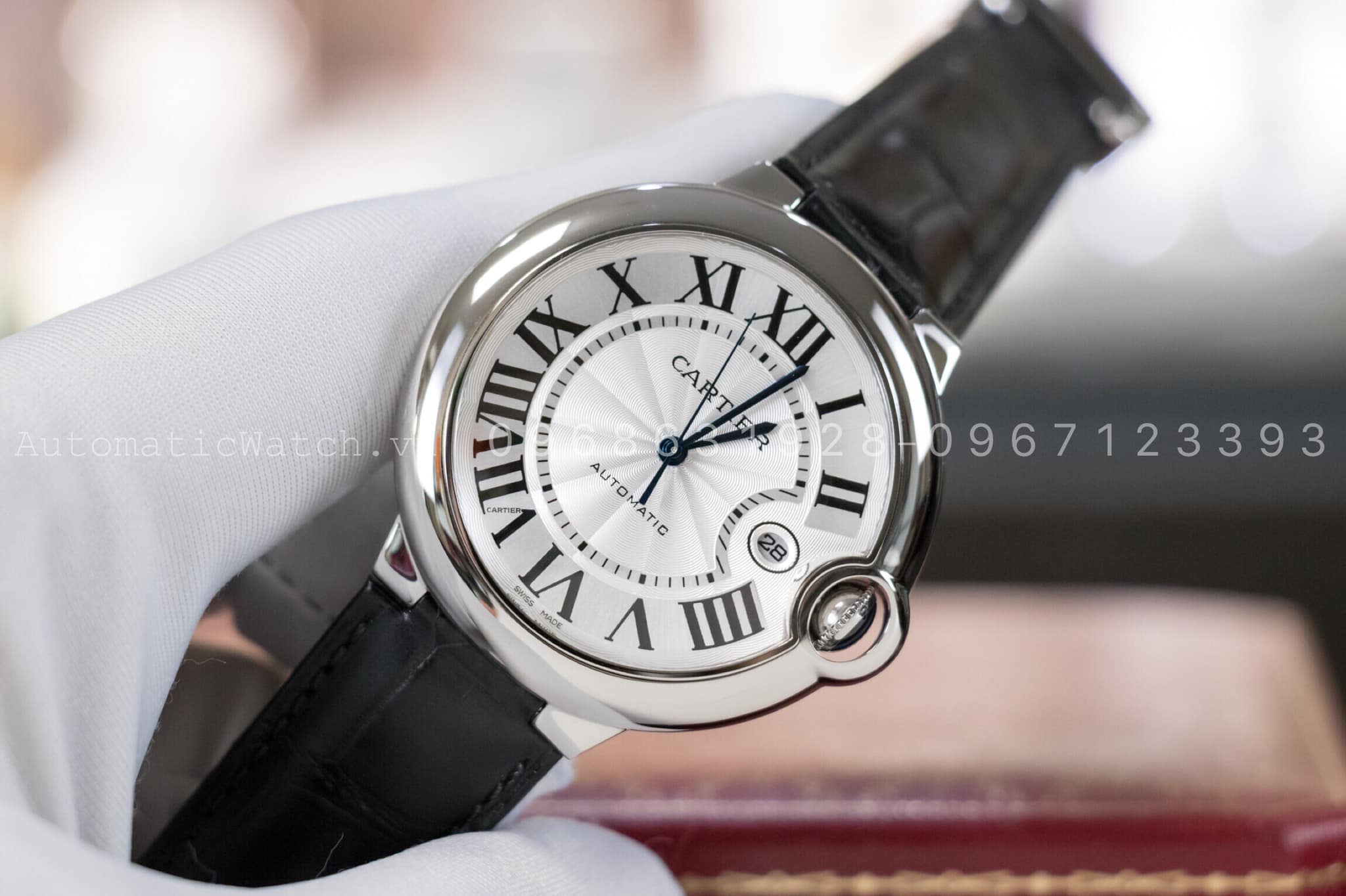 Đồng Hồ Cartier Replica Ballon Bleu de Cartier Automatic 42mm