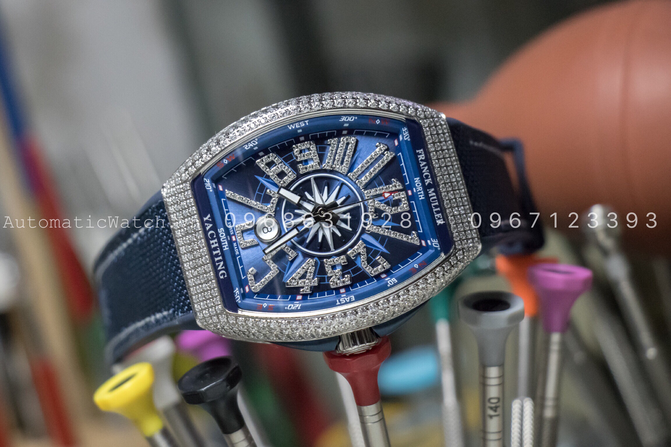 Đồng hồ Franck Muller Vanguard Yachting V45 Bản Replica