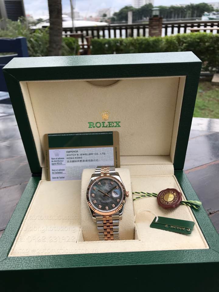 Đồng hồ ROLEX Datejust 36 Everose Gold 116231