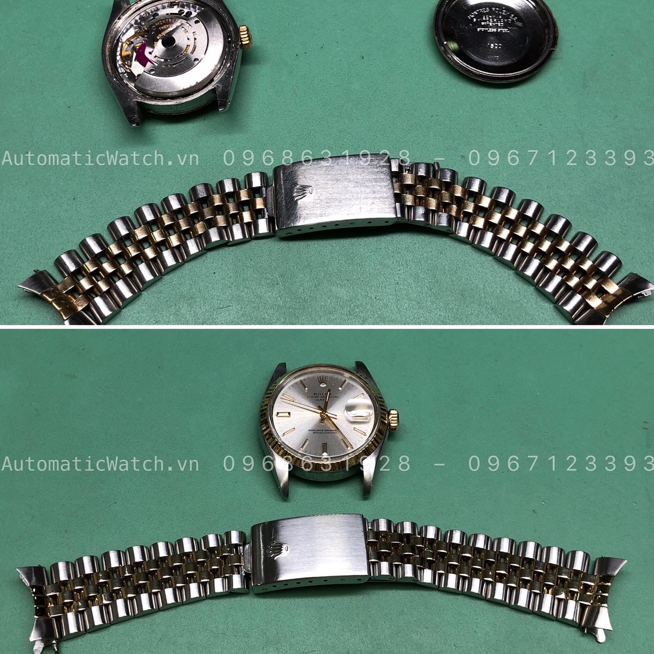 Phục hồi đồng hồ Rolex date 1500 chính hãng