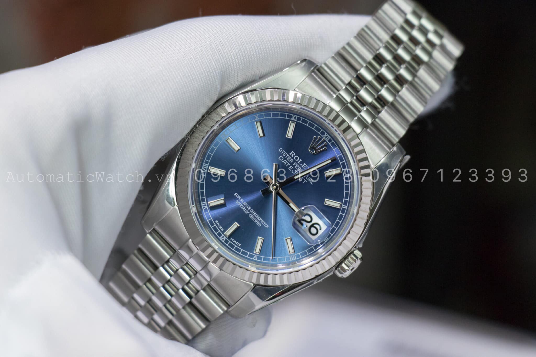 Đồng Hồ Rolex  116234  Replica Oyster Perpetual 36 mm Blue