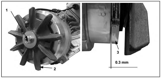 Lắp tấm bảo vệ motor, cố định nó bằng ốc vít.