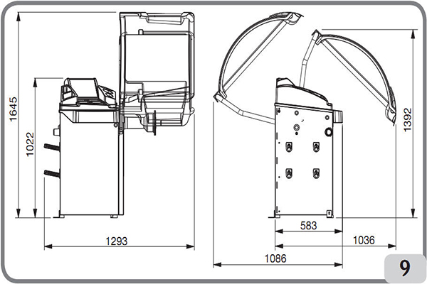 Hướng dẫn sử dụng máy cân bằng lốp Corghi EM7240