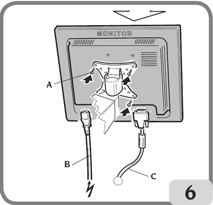 Hướng dẫn lắp ráp màn hình LCD và các thiết bị phụ trợ khác cho thiết bị cân bằng lốp tự động Corghi EM 9580