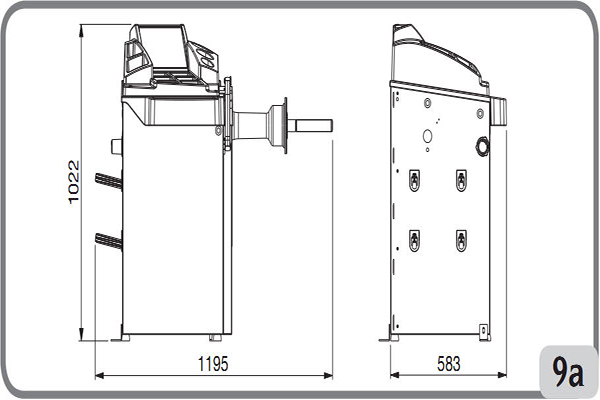 Hướng dẫn sử dụng máy cân bằng lốp Corghi EM7240