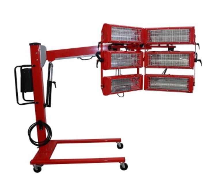 Đèn sấy sơn cục bộ bằng sóng ngắn ELE.TEC 1200C, den say sơn eletec 1200c