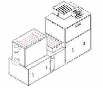 Bộ hút phòng sơn saima có thể có 3 biến thể khác nhau