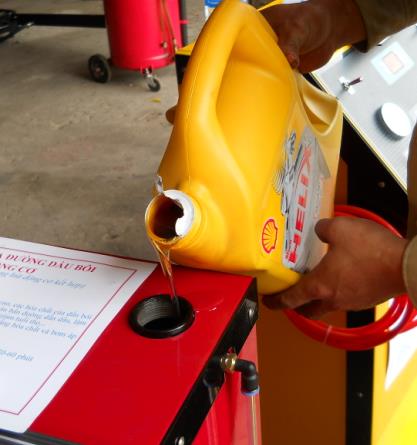 Quy trình vận hành máy thông rửa hệ thống bôi trơn Impact 400