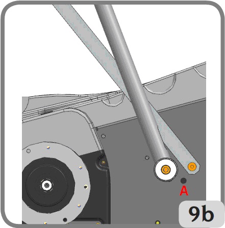 Lắp cảm biến siêu âm và các phụ kiện mở rộng hỗ trợ cho nhập độ rộng tự động cho thiết bị cân bằng lốp EM9580