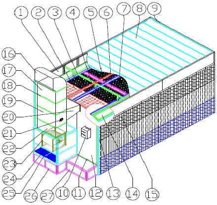 Các bộ phận chính của phòng sơn nhanh