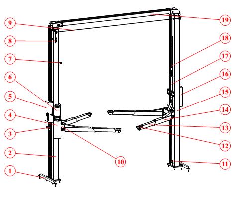 cầu nâng ô tô Carleo, cầu nâng chất lượng cao giá tốt