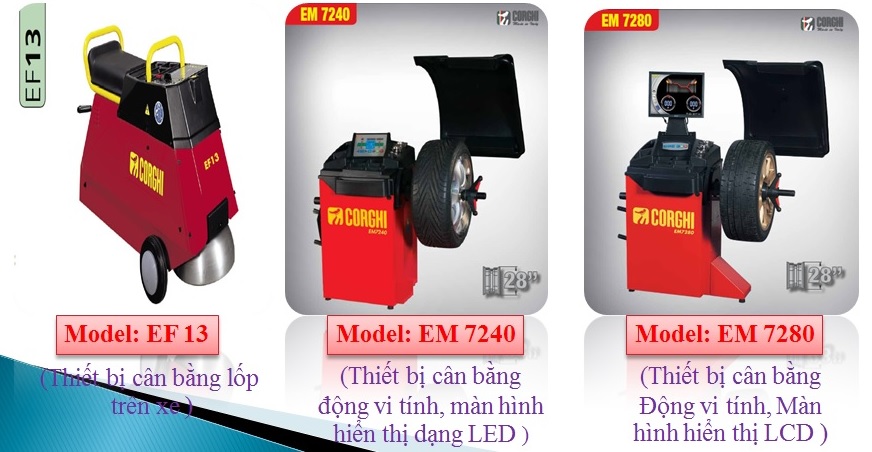 Phiên bản cân bằng lốp loại phổ thông: