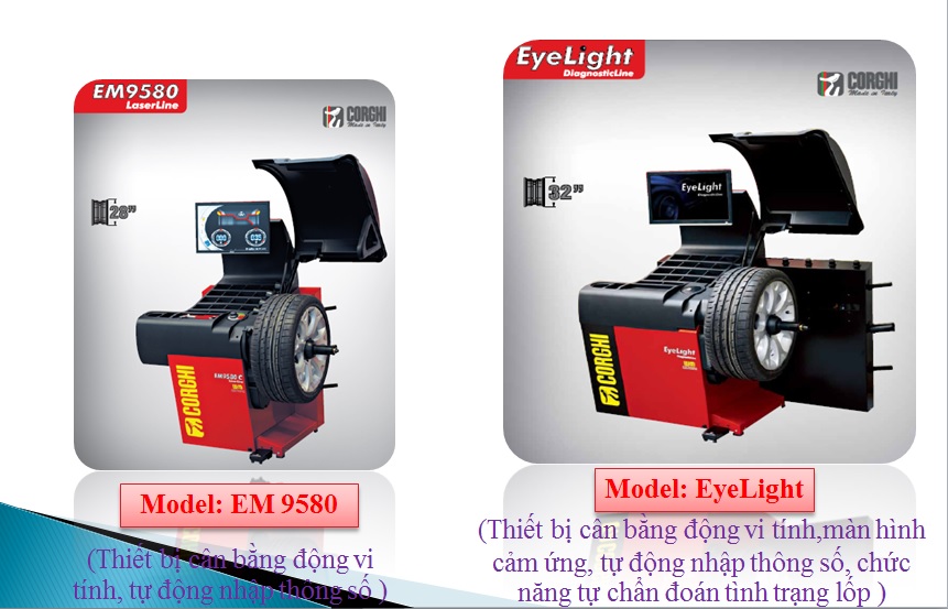 Phiên bản cân bằng lốp loại cao cấp: