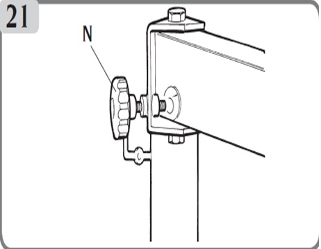 chốt máy ra vào lốp Corghi A2000