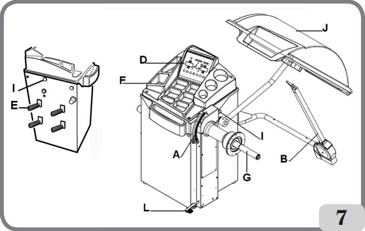 Hướng dẫn sử dụng máy cân bằng lốp Corghi EM7240