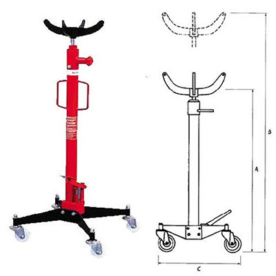 Giá đỡ hộp số 1 tầng 500kg