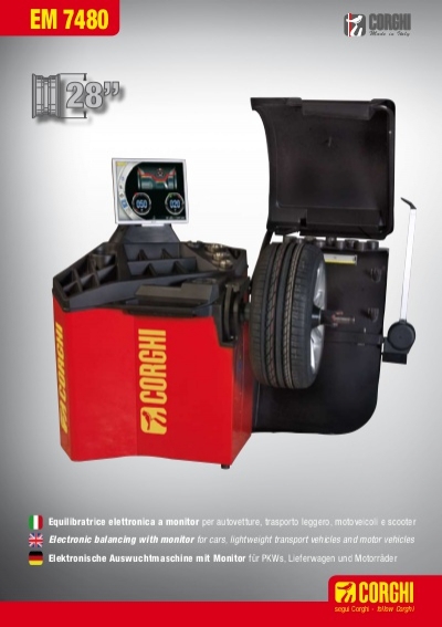 Thiết bị cân bằng động vi tính với thước đo tự động EM 7480  chất lượng cao tân phát