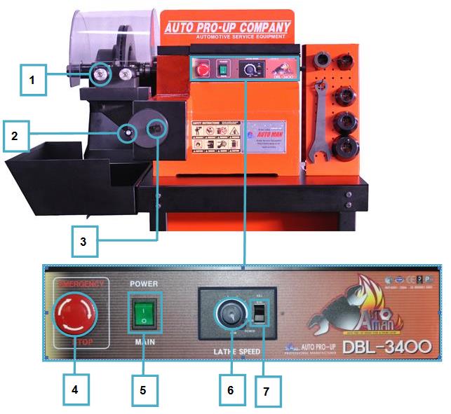 Máy tiện láng đĩa phanh DBL Smart
