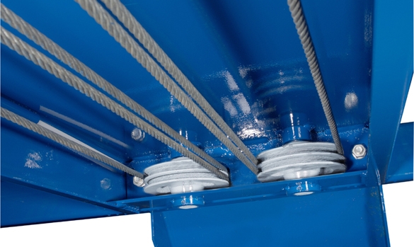 Cầu nâng 4 trụ Bendpak HDS-14LSX, cáp cầu